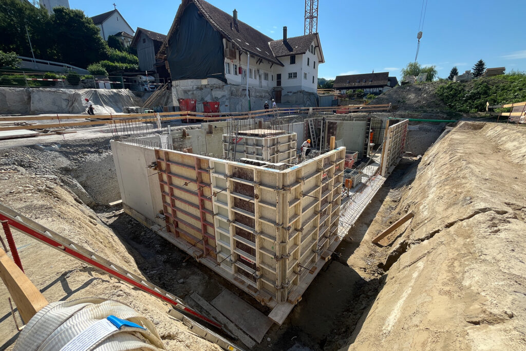 Meiebergsmatt Eggenwil Bauarbeiten 2